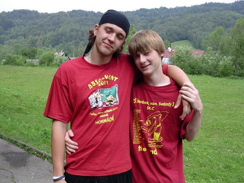 Míra a Tom - prezentace třídního trička